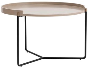 Skladací stôl Mandy Beige, 2 ks