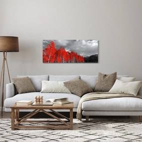 Obraz - Stromy vo farbe jesene (120x50 cm)