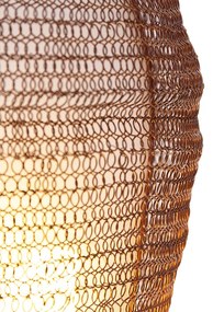 Orientálna nástenná lampa bronzová 45 cm - Nidum