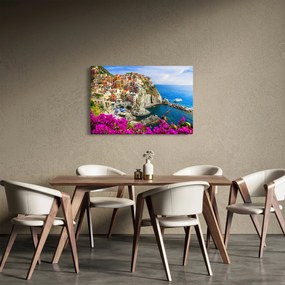 Obraz - Talianska dedinka Manarola (90x60 cm)