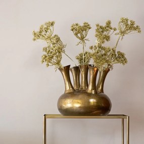 Zlatá dekoratívna kvetina Boľševník gold champagne - 85 cm