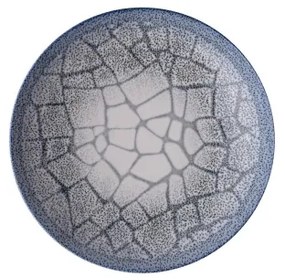 Jedálenská súprava 24 ks modrá/porcelán