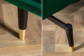 Rozkladacia sedačka Clark 184 cm smaragdovozelená