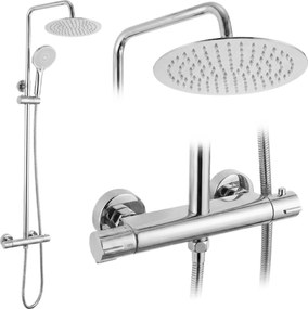 Rea Lungo, sprchový set s termostatom, chrómová, Rea-P6735