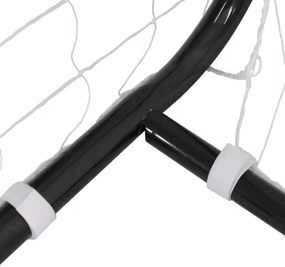 TRENDIE Futbalová bránka 240x150 cm čierna