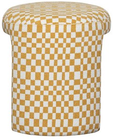 Žltá čalúnená stolička Charlie – WOOOD