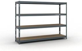 Policový regál 1+1 ZADARMO, 1853x2400x600 mm, nosnosť 450 kg
