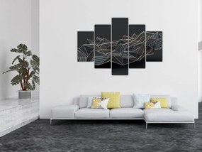 Obraz abstrakcie (150x105 cm)
