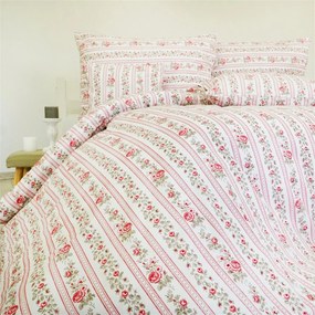 Obliečky bavlnené Marína ružové EMI: Štandardný set jednolôžko obsahuje 1x 140x200 + 1x 70x90
