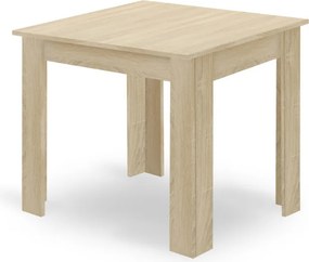 Jedálenský stôl NP Dub Sonoma so štyrmi stoličkami WAT sivé / béžové
