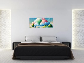 Obraz - Krajinka s mrakom (120x50 cm)