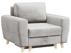 PROXIMA.store - Rozkladacie kreslo - prístelka s roštom MADERA DRUH LÁTKY: CONCEPT - 1