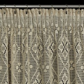 Dekorstudio Záclona NELA v BOHO štýle - prírodná
