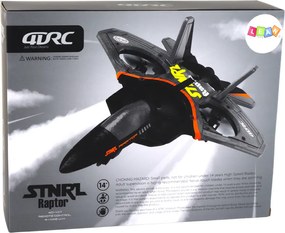 LEAN Toys Diaľkovo ovládané stíhacie lietadlo R/C Silver