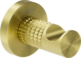 Mexen Triv, nástenný háčik na uteráky, zlatá matná, 70A33011-55