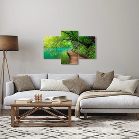 Obraz - Plitvické jazerá (90x60 cm)