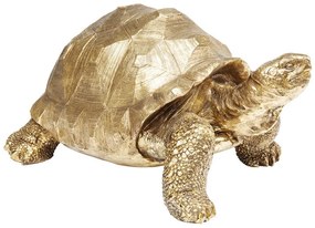 Turtle dekorácia zlatá 40 cm