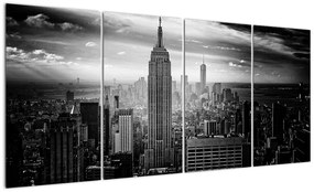 Čiernobiely obraz mesta - New York