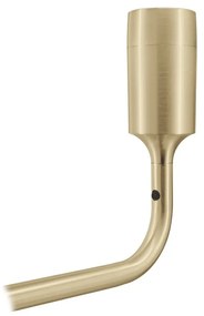 Kovové nástenné svietidlo bez tienidla v mosadznej farbe Santé – UMAGE