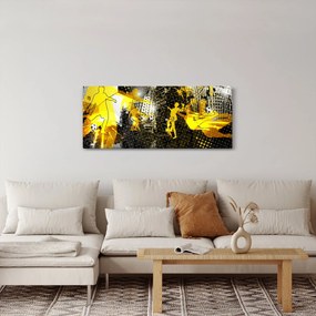 Obraz - Futbal vo veľkomeste (120x50 cm)