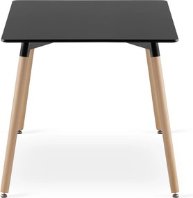 AKCIA Čierny jedálenský stôl ADRIA 120x80 cm II. akosť