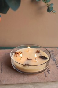 Song of India ARÔME Organická sviečka s tromi knôtmi 200 g Cédrové drevo