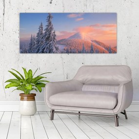 Obraz - Zimná krajina (120x50 cm)