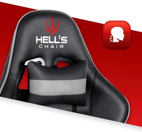 Hells Herné kreslo Hell's Chair HC-1003 Plus Grey