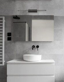 Moderné nástenné svietidlo Mondrian 62 čierne