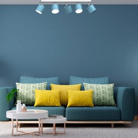 Bodové svietidlo DIXIE 5xGX53/11W/230V modrá