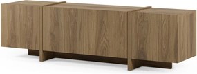 TV stolík v dekore duba v prírodnej farbe 180x55x35 cm Volia – Marckeric