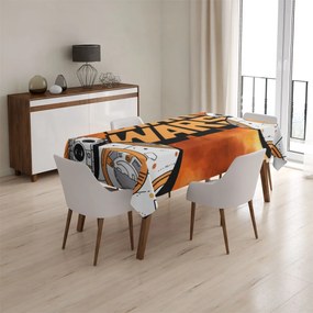 Sablio Obrus Star Wars Ohnivé pozadie - 130x130 cm