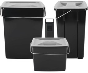 Curver Recyklačný set Biobox 2x10 l + 6 l