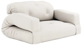 Rozkladacia pohovka so svetlobéžovým poťahom Karup Design Hippo Natural