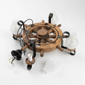 Brilagi - Luster na reťazi TIMONA 4xE14/40W/230V pr. 50 cm buk