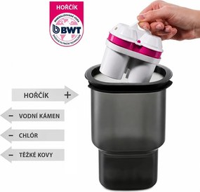 Gefu Puralis sklenená filtračná kanvica na vodu 2,5 l