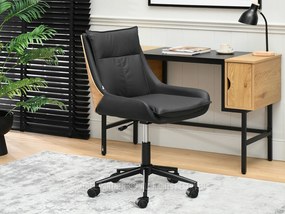 Kancelárske kreslo Leoss (čierna). Akcia -15%. Vlastná spoľahlivá doprava až k Vám domov. 1136341