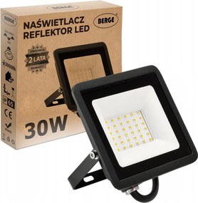 BERGE LED reflektor 30W IP65 PREMIUM - neutrálna biela