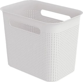 Rotho Úložný box s rúčkami BRISEN 7l, 26x18x21cm, biely