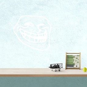Sablio Samolepka na stenu: Meme troll face - 60x56 cm