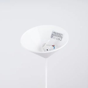 Sollux SL.1325 - Luster na lanku ZUMA 1xE27/15W/230V pr. 30 cm biela