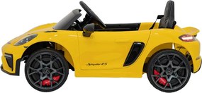 Elektrické autíčko Porsche Spyder RS 718 MP4 žlté