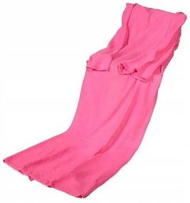 Verk Fleecová TV deka s rukávmi Snuggie 180 x 140 cm ružová