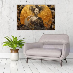 Obraz - Japonská dáma (90x60 cm)