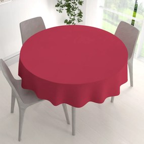 Biante Teflónový okrúhly obrus - Paris TF-123 Vínovo červený Ø 110 cm