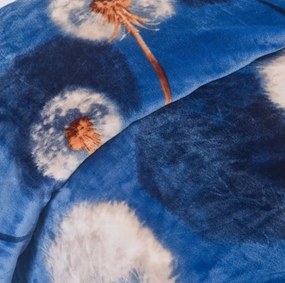 Mikroplyšové obliečky Púpava biela 200x140cm+90x70cm TiaHome