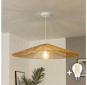Brilagi - LED luster na lanku CERIA BOHO 1xE27/40W/230V pr. 90 cm hnedá