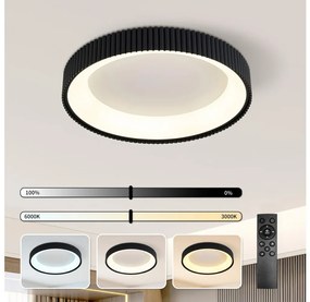 Brilagi - stmievateľné LED stropné svietidlo FALCON MODERN LED/54W/230V 60 cm čierne +DO