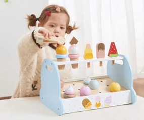 Viga 44842 Drevená mini zmrzlináreň a cukráreň PolarB