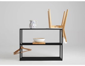 Čierna Stojan na knihy Hyller 100 × 35 × 75 cm CUSTOMFORM